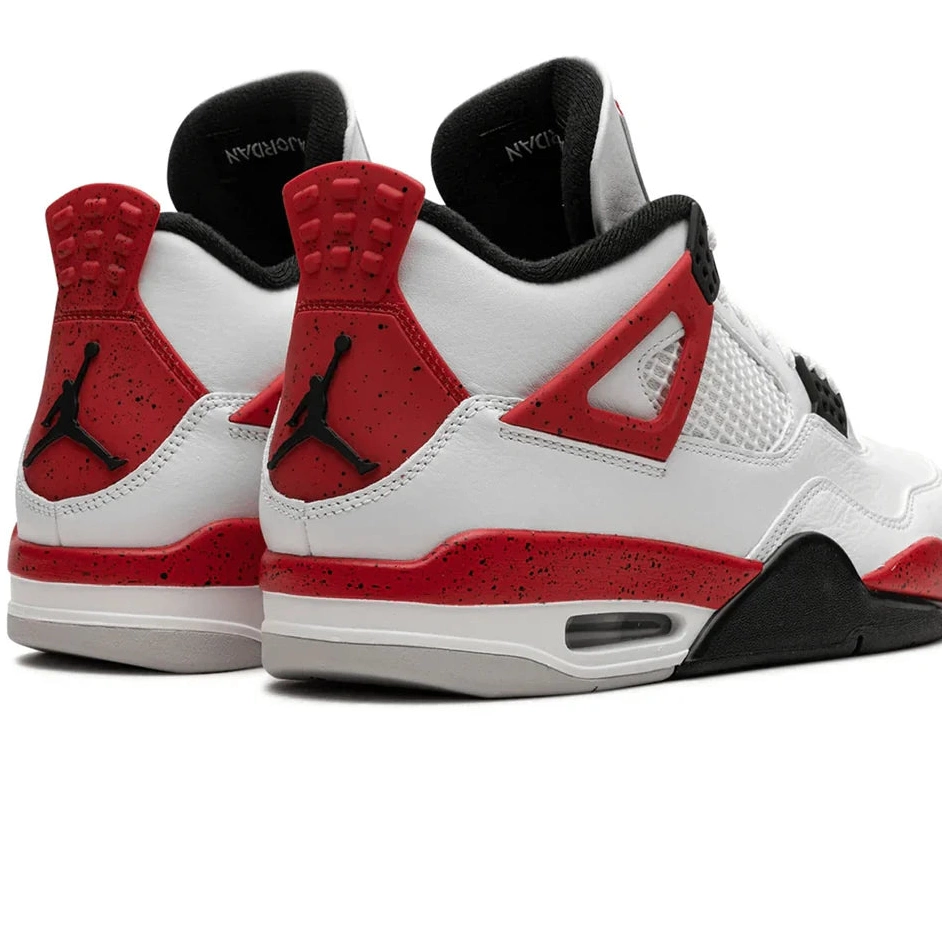 'Red Air Jordan Retro Cement' 4 0821